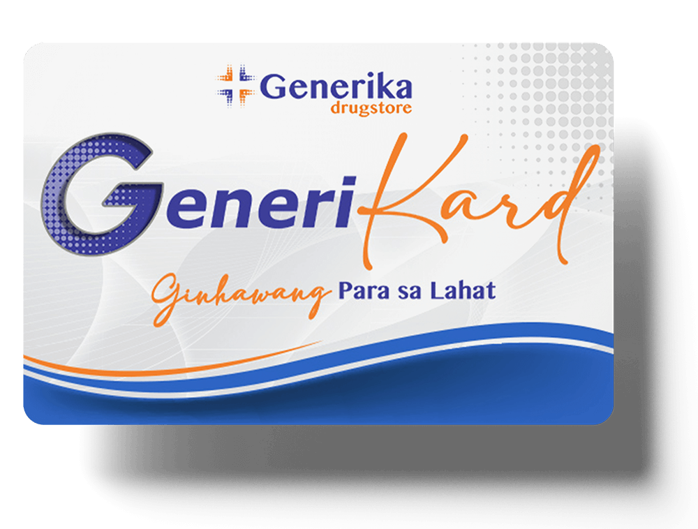 Ang GeneriKard points ay maaaring makuha kasabay ng iba pang discounts (e.g. Senior Citizen Discount