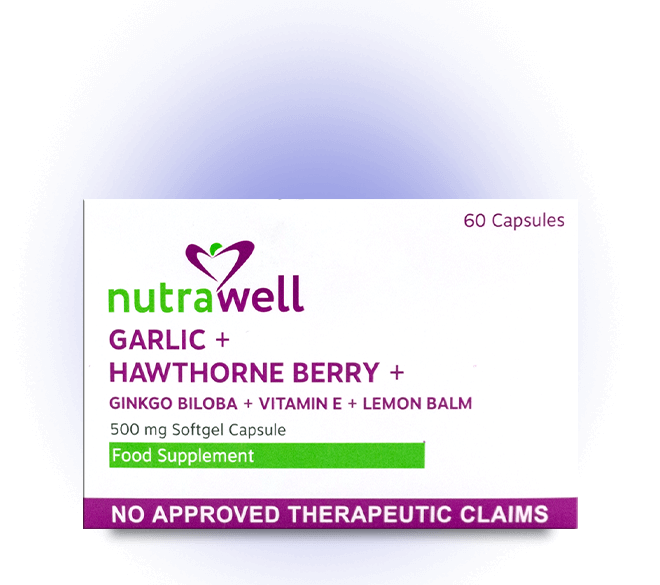 Nutrawell Garlic + Hawthorne Berry + Gingko Biloba